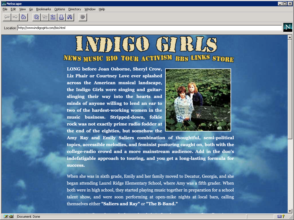 Indigo Girls biography